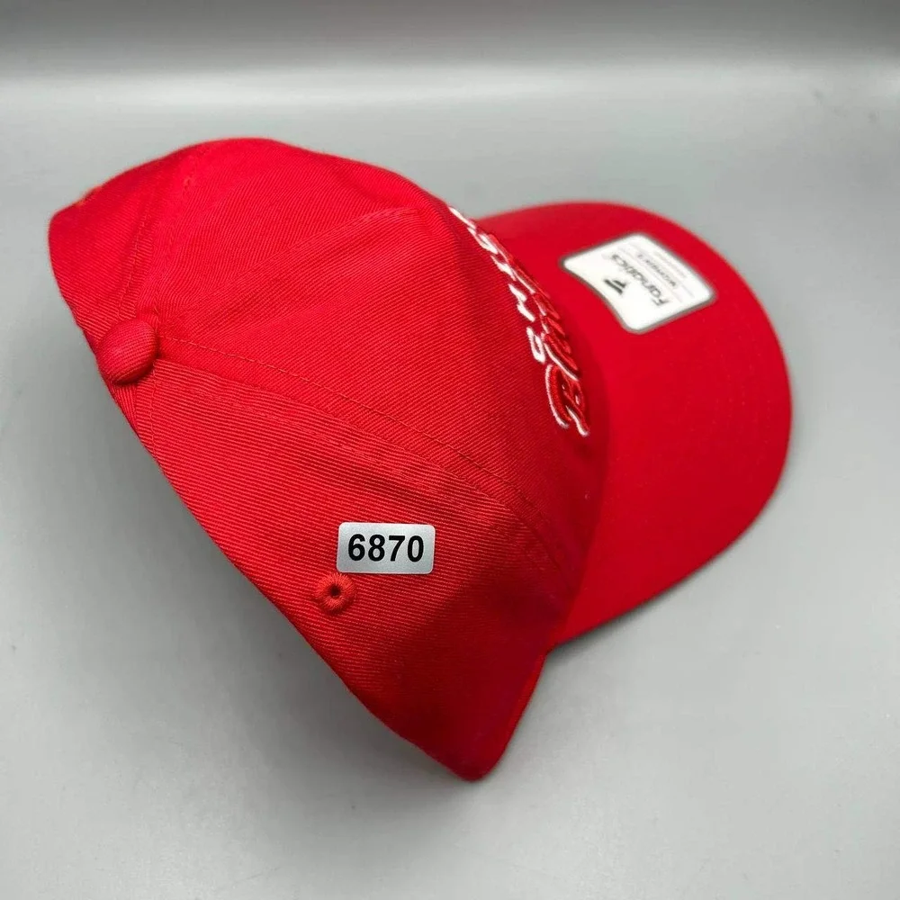 Chicago Blackhawks Hat Women Red Embroidered NHL Fanatics Strap Back Cap Cotton